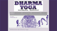 Desktop Screenshot of dharmayoga.de