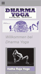 Mobile Screenshot of dharmayoga.de