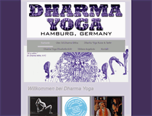 Tablet Screenshot of dharmayoga.de